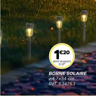 Promotion Exclusives de 5
Borne solaire : Découvrez l'Offre incontournable
