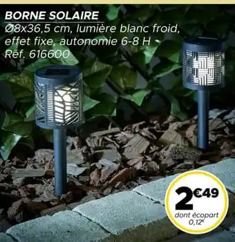 Borne solaire