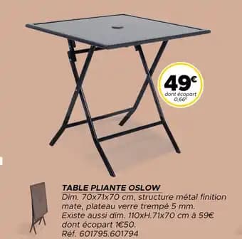 Table pliante Oslow