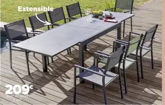 Table oslow 6/8 couverts