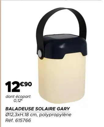 Baladeuse Solaire Gary