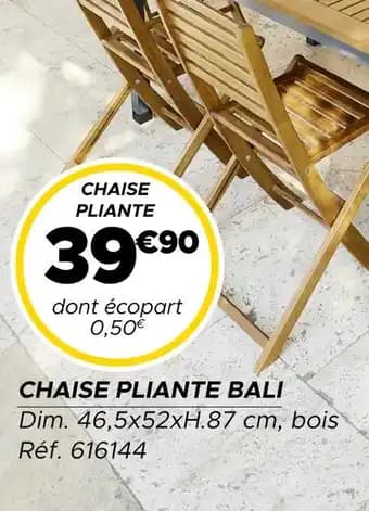 Chaise Pliante Bali