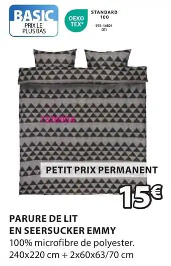 Parure de lit en seersucker emmy