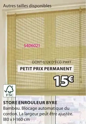 Store enrouleur byre 180 x 160 cm
