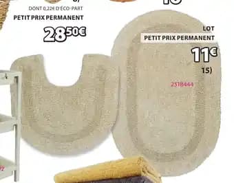 Ensemble tapis de bain lerdala 47 x 47 cm