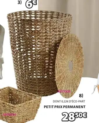 Panier a linge curt 40 x 55 cm