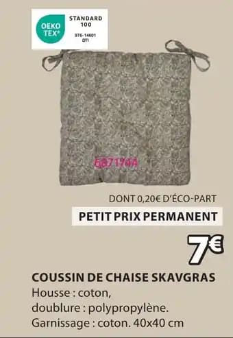 Promotion Exclusives de 7
Coussin de chaise : Découvrez l'Offre incontournable