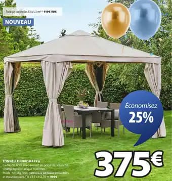 Tonnelle nordmarka 3 x 3 x 2.78 m