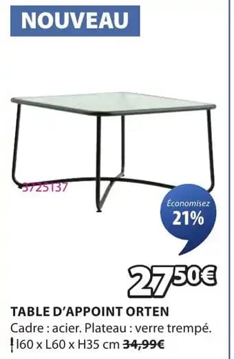 Promotion Exclusives de 18
Table d'appoint : Découvrez l'Offre incontournable