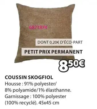 Coussin skogfiol 45 x 45 cm