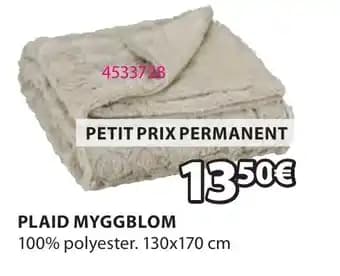 Plaid myggblom 130 x 170 cm