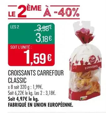 Carrefour Croissants Classic