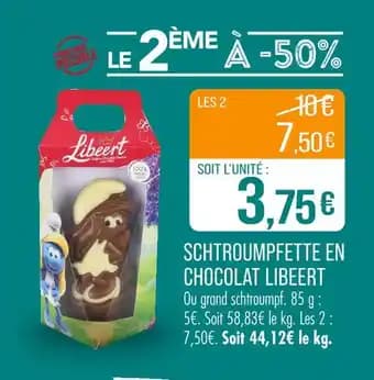 LIBEERT Schtroumpfette en chocolat