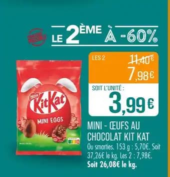 Kit Kat Mini - œufs au chocolat