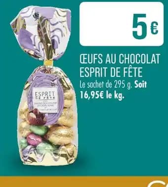 Esprit de fête Œufs au chocolat