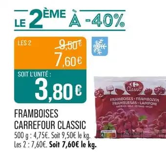 Carrefour Classic Framboises
