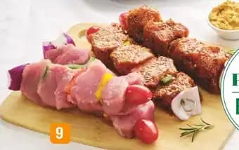 Match Produit élaboré : brochette de filet mignon de porc