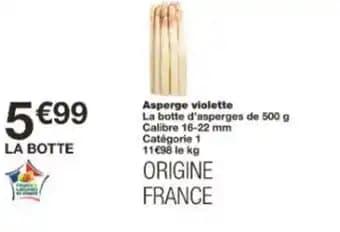 Promotion Exclusives de 7
Asperge violette : Découvrez l'Offre incontournable