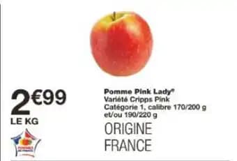 PINK LADY Pomme 170/200 g