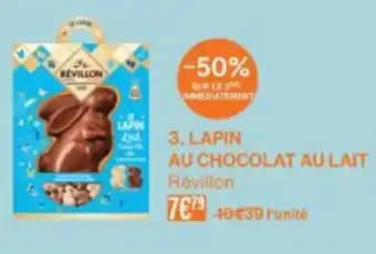 REVILLON Lapin au chocolat au lait