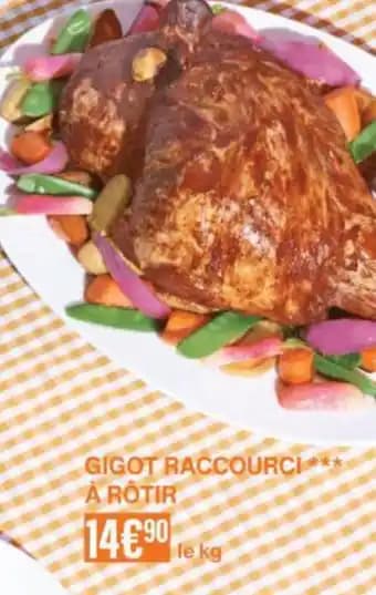 Gigot raccourci à rotir 1 kg
