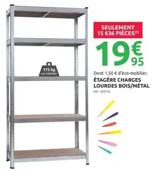 Promotion Exclusives de 3
            
        
        Étagère métal : Découvrez l'Offre incontournable