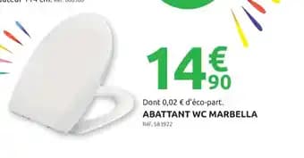 Abattant wc marbella