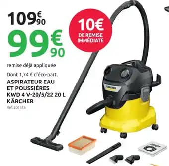KÄRCHER Aspirateur eau et poussières kwd 4 v-20/5/22 20 l