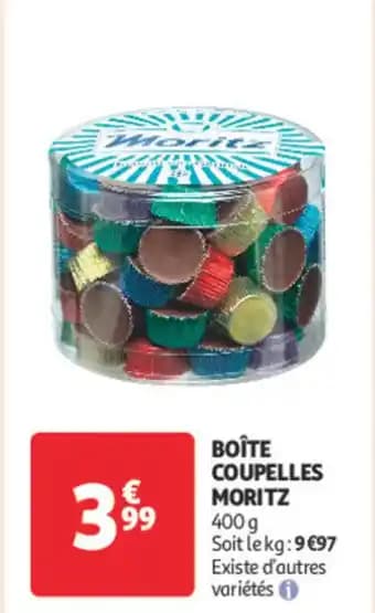 MORITZ Boîte coupelles 400 g