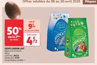 Promotion Exclusives de 18
Lindor : Découvrez l'Offre incontournable