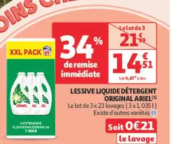 Promotion Exclusives de 66
Lessive : Découvrez l'Offre incontournable