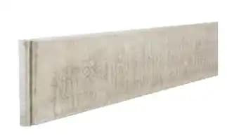 Plaque de soubassement