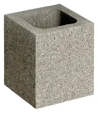 Élément pour pilier gris