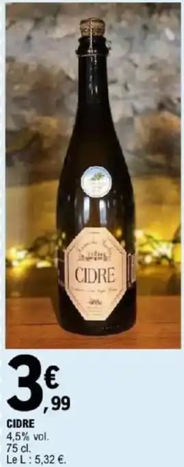 CIDRE 75 cl