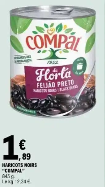 COMPAL Haricots noirs 845 g