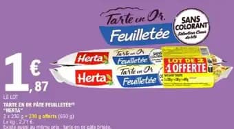 Promotion Exclusives de 21
            
        
        Herta : Découvrez l'Offre incontournable