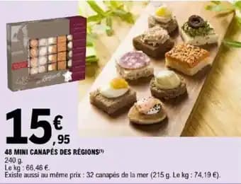 Promotion Exclusives de 3
            
        
        48 canapés : Découvrez l'Offre incontournable