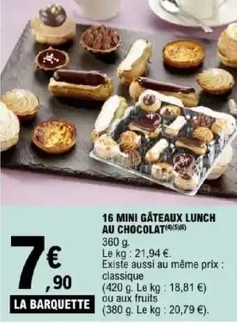 Promotion Exclusives de 1
            
        
        Gâteaux lunch : Découvrez l'Offre incontournable