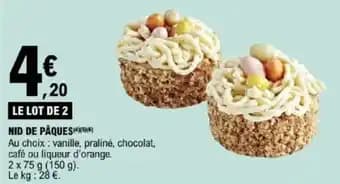 Promotion Exclusives de 2
            
        
        Nid de pâques : Découvrez l'Offre incontournable
