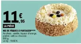 Nis de pâques à partager 600 g