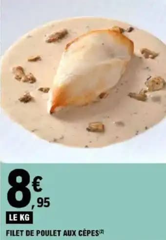 Filet de poulet aux cèpes