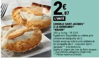 Promotion Exclusives de 41
            
        
        Saint jacques : Découvrez l'Offre incontournable