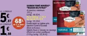 Promotion Exclusives de 13
            
        
        Saumon fume norvège : Découvrez l'Offre incontournable