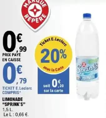 "SPRINK'S" Limonade 1,5 l
