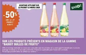 Promotion Exclusives de 6
            
        
        Badoit : Découvrez l'Offre incontournable