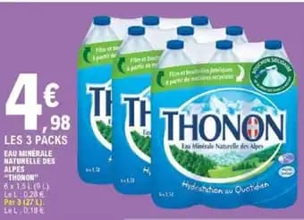 Promotion Exclusives de 15
            
        
        Minérale naturelle : Découvrez l'Offre incontournable