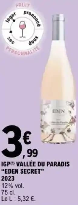 Promotion Exclusives de 7
            
        
        Eden : Découvrez l'Offre incontournable