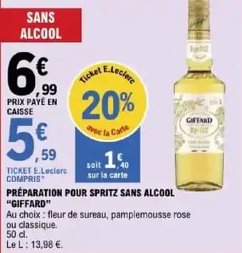 Promotion Exclusives de 9
            
        
        Giffard : Découvrez l'Offre incontournable