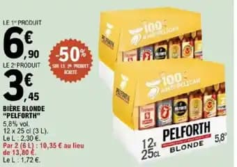 "PELFORTH" Bière blonde 3 l