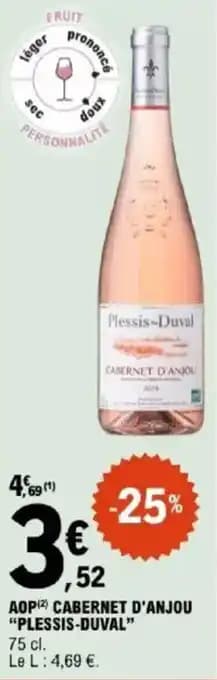 Promotion Exclusives de 5
            
        
        Aop cabernet d'anjou : Découvrez l'Offre incontournable